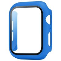 กระจกเทมเปอร์ + ฝาครอบสำหรับนาฬิกา Apple 45มม. 41มม. 44มม. 38มม. 40มม. 42มม. อุปกรณ์ป้องกันหน้าจอ Iwatch Series 4 5 6 SE 7 8