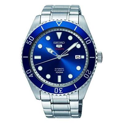 JamesMobile นาฬิกาข้อมือผู้ชาย ยี่ห้อ Seiko รุ่น SRPB89K1 (Blue Submarine) นาฬิกากันน้ำ100เมตร นาฬิกาสายสแตนเลส