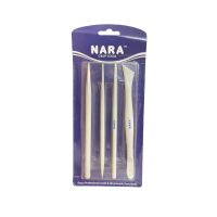 NARA Craft Tools อุปกรณ์ปั้น ชุด 4 ชิ้น ไม้ปั้นดิน ไม้ปั้น ไม้พายพลาสติก ชุดไม้ปั้นดิน นารา Set B / Set B1