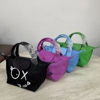 New Style longchampˉFemale Bag Joint Graffiti Mini Dumpling Portable Messenger High-End Ladies Cosmetic 77220519