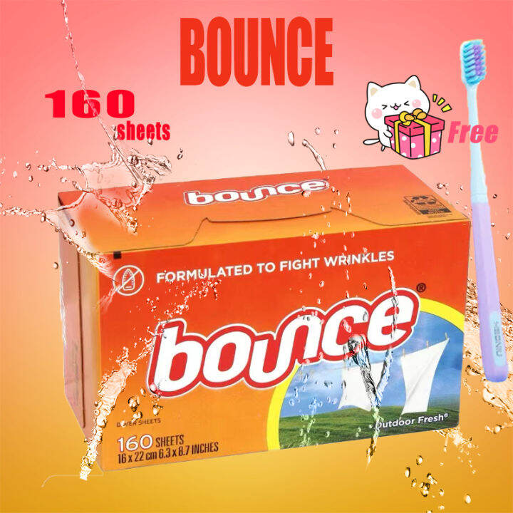 Bounce dryer sheets 160 counts fresh linen dryer sheet Lazada.co.th