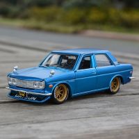 C0D Maisto 1 24 1971 Datsun 510รถสปอร์ตจำลองแบบคงที่ล้อแม็กรถยนต์รุ่นเครื่องประดับคอลเลกชัน