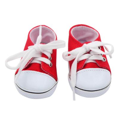LT【พร้อมส่ง】รองเท้าผ้าใบสำหรับรองเท้าตุ๊กตา18นิ้วรองเท้าตุ๊กตารีบอร์นตุ๊กตารองเท้าสำหรับเด็กผู้หญิง1【cod】