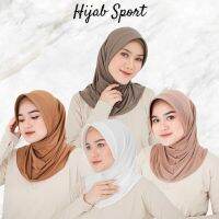 （A Simple）✹℡✖ Hijab Volleyball sport sport/Hijab Instant jersey Material Khimar Sporty pet Sports Basketball Futsal