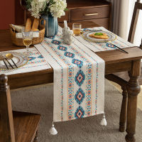 Spot parcel post Cross-Border Table Runner table runner Bohemian Long Cloth Insulation Tea Table Cloth Liner Tea Table Mat Tea Table Runner