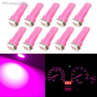 10pcs LED Dashboard Indicator Lamp Bulb tachometer bulb Red Blue Pink White Red T5 Wedge Instrument Speedometer Gauge Cluster