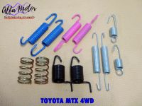 TOYOTA MTX 4WD REAR BRAKE SPRING KIT #ชุดสปริงเบรกหลัง