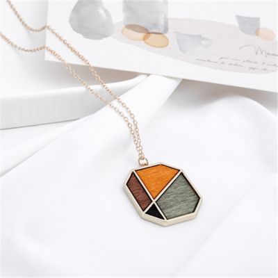 JDY6H circular necklace, square, metal, multilayer, hip hop, long chain, cool, simple necklace, ladies and gentleman, jewelry, gift
