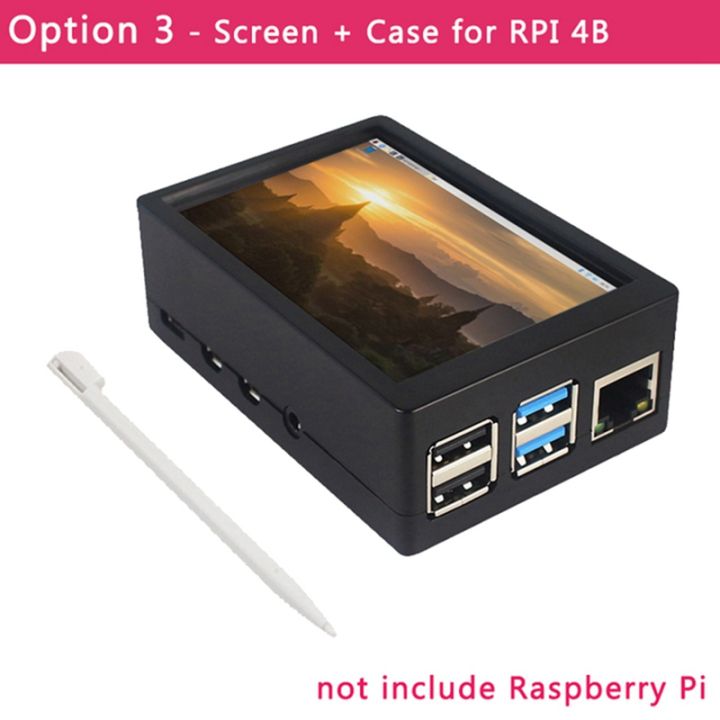 3-5-inch-tft-lcd-touch-screen-touch-screen-abs-case-touchpen-for-raspberry-pi-4th-generation-4b-4b