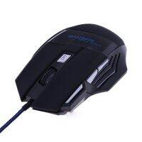 เมาส์เกมมิ่ง 5500DPI LED Optical USB Wired Gaming Mouse 7 ons Gamer Laptop Computer Mice บริการเก็บเงินปลายทาง