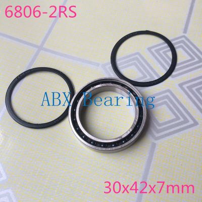 6806-2RS 6806ZZ 6806 S6806 S6806ZZ SI3N4 hybrid ceramic ball bearing 30x42x7mm for BB30 S6806-2RS 61806 2RS 6806RS 61806RS Drills Drivers