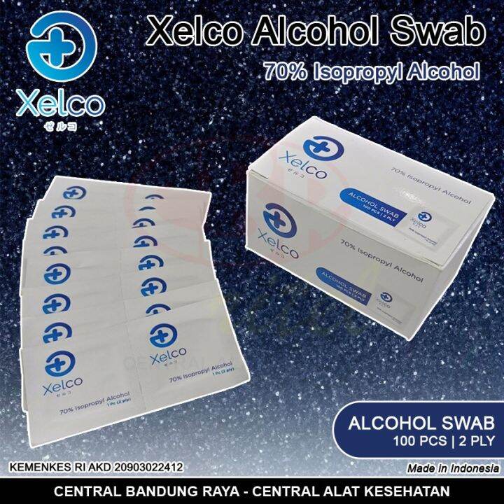 Xelco Alcohol Swab Isopropyl Alcohol 100pcs 2ply Lazada Indonesia 5799