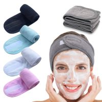 【Ready Stock】Women Adjustable Makeup Toweling Hair Wrap Head Band Soft Adjustable Salon SPA Facial Headband Hairband hair accessories