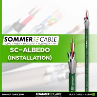 Sommer Cable  SC-ALBEDO MKII สายสัญญาณ 2 x 0.20mm². 24AWG NF-Phono Cable