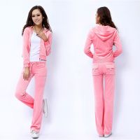 【DT】hot！ Womens Tracksuit Outfits Sporty Sweatshirts And Sweatpants 2 Piece Sets Jogger Workout Clothing