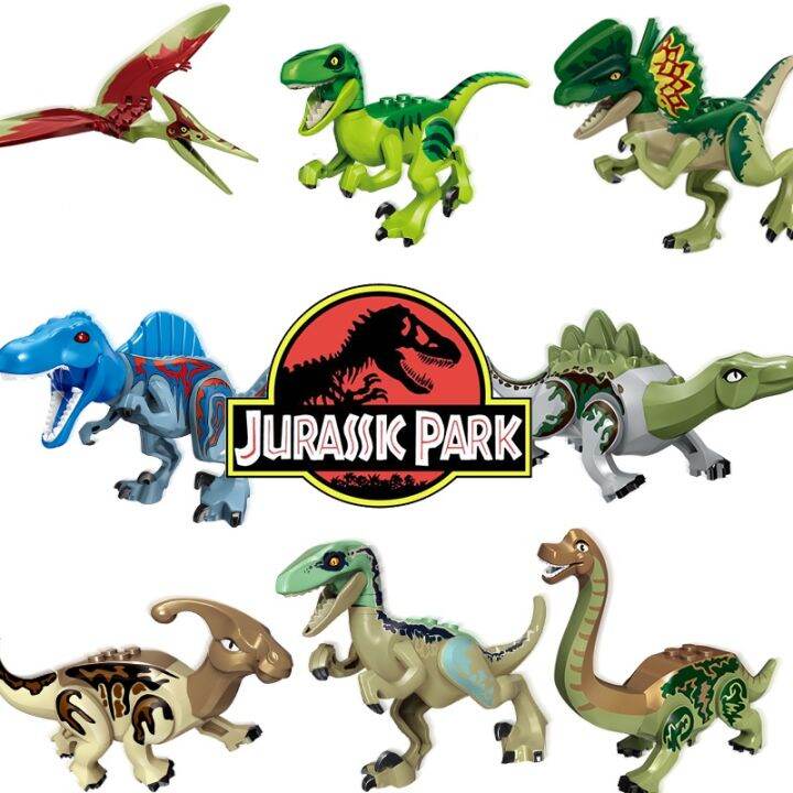 ready-stock-ใหม่-โมเดลตัวต่อเลโก้-รูปไดโนเสาร์-jurassic-world-triceratops-tyrannosaurus-rex-triceratops-velociraptor-styx-ขนาดเล็ก-สําหรับตกแต่งโต๊ะ