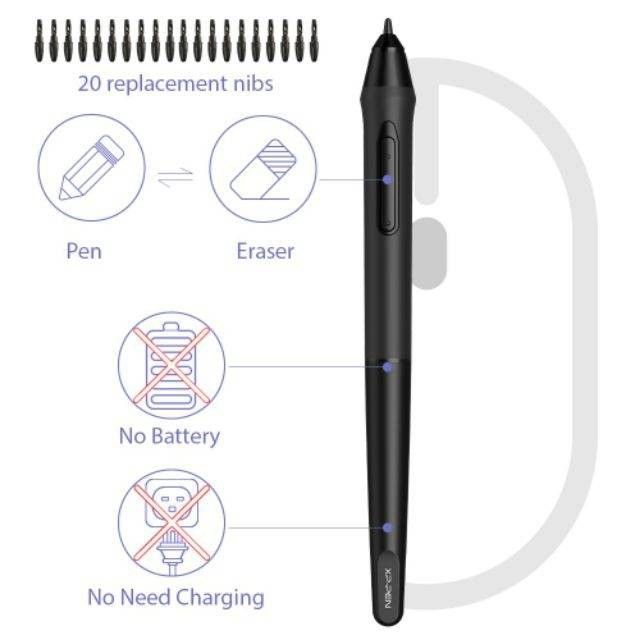 เมาส์ปากกา-xp-pen-star-g640s-ปากกาคอมพิวเตอร์-วาดภาพ-รองรับ-pc-มือถือ-ประกันศูนย์-1ปี
