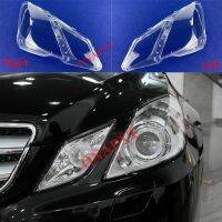 ฝาครอบไฟหน้ารถสำหรับ Mercedes-Benz E-Class Coupe W207 2009-2012 E200 E260คูเป้ C207ที่ครอบไฟหน้าเลนส์กระจก