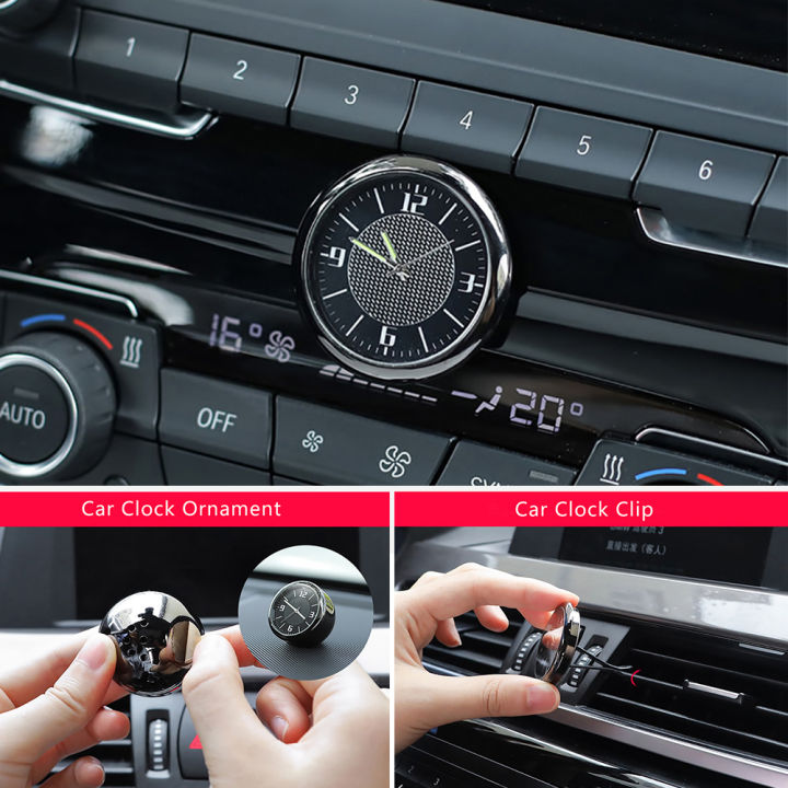 เครื่องประดับนาฬิการถยนต์-auto-watch-air-vents-outlet-clip-mini-decoration-auto-dashboard-นาฬิกาแสดงเวลาในชิ้นส่วนรถยนต์