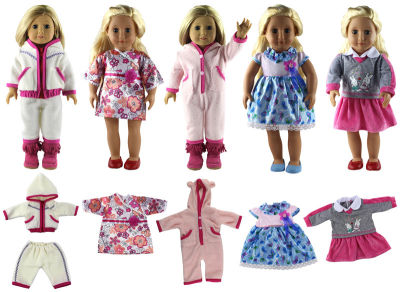 5 set 18 inch doll clothes outfit handmade dress for 18 inch doll American Doll Princess Dress Many Style for Choice