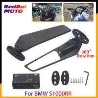 สำหรับ BMW S1000RR วินาที1000RR S1000 RR รถจักรยานยนต์กระจกดัดแปลงลมปีกปรับหมุนกระจกมองหลัง Moto