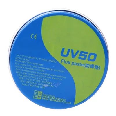 ฟลักซ์เครื่องเชื่อมเหล็กไฟฟ้าสำหรับซ่อมแซม PCB / BGA / PGA / SMD ฟลักซ์หัวแร้งเชื่อมติดบัดกรี UV50