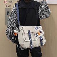 hot style Messenger bag mens ins trendy style 2023 new college student class messenger girls shoulder