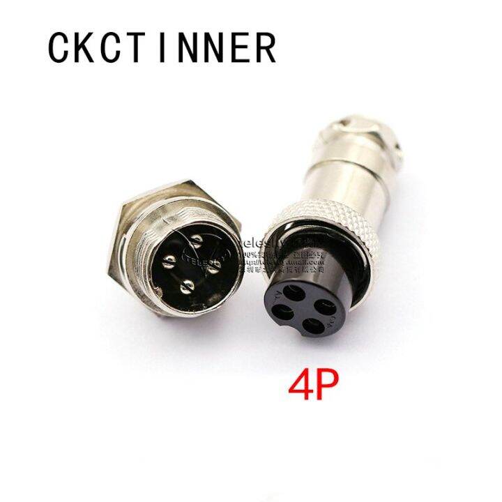 1 Set Gx16 2p 3p 4p 5p 6p Pin Male Female 16mm Circular Aviation Socket Plug Wire Panel 0854