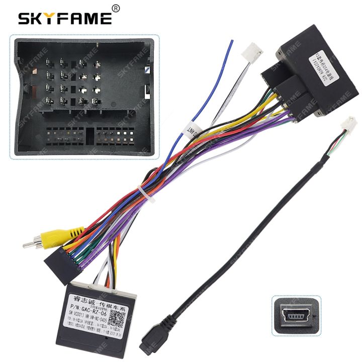 skyfame-16pin-car-wiring-harness-adapter-with-canbus-box-decoder-for-gac-trumpchi-gs4-ga4-2015-2018