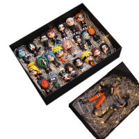 A full set of Naruto handmade model gift box Uzumaki Naruto Uchiha Sasuke Kakashi collectible doll model figure toy gift