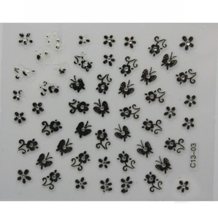 bokali-50-แผ่น-3d-ออกแบบเล็บสติ๊กเกอร์เคล็ดลับรูปลอกดอกไม้ตกแต่งเล็บ