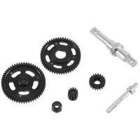 【lz】✺✎❈  Transmissão Aço Spur Gear Set Metal Mostrado para 1:24 RC Crawler Axial SCX24 AXI90081 AXI00002 C10 AXI00001