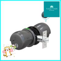 ลูกบิดห้องน้ำ CYBER LOCK PRESTO K3-44F หัวกลม สีเทาBATHROOM KNOB CYBER LOCK PRESTO K3-44F BALL HEAD GREY **ขายดีที่สุด**