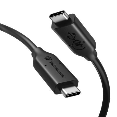 Yottamaster สายเคเบิล Thunderbolt4 40อะแดปเตอร์ Gbps Usb Usb4 C ประเภท Usb Thunderbolt3ถ่ายโอนข้อมูล Usb C