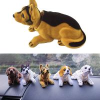 Car Creative Dashboard Tabletop Decoration Bobbing Husky Beagle St Bernard Shepherd Shake Head Dog Gift Tabletop Ornament