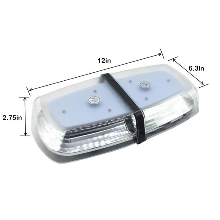 72-led-amberyellow-roof-top-led-emergency-strobe-lights-mini-bar-for-cars-trucks-snow-plow-vehicles-warning-caution-lights