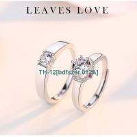 bdfszer 012A Physical store sterling silver fashion heart-shaped ring womens sterling silver moissanite diamond ring platinum-plated jewelry ladies wedding ring jewelry