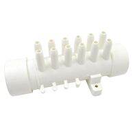 1.5 "PVC Manifold Water Distributor 12หลุม PVC Air Manifold 11Mm Air Distributor สำหรับอ่างอาบน้ำ Hot Tub Spa