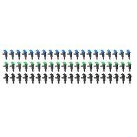 60 Pieces Drip Emitter Garden Flag Irrigation Dripper in 3 Sizes, Trees and Shrubs, 1 , 2 , 4