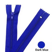 10pcs 4Inch 24inch(10cm 60Cm)Deep Blue Nylon Coil Zippers for Tailor Sewing Crafts Nylon Zippers Bulk