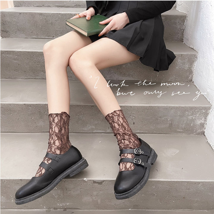 royallovers-ส่งจากไทย-ถุงน่องเซ็กซี่โลลิต้าถุงเท้าถุงเท้าญี่ปุ่นถุงน่องลูกไม้ถุงเท้าหลอดกลางรุ่น