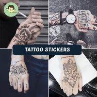 [พร้อมส่ง] TATTOO 3 DAYS รอยสัก ติดได้นาน 3-5  วัน 1 แผ่นได้ 15 ลาย แทททูสติ๊กเกอร์ สไตล์เกาหลี แทททุ tattoo sticker แทททู15วัน