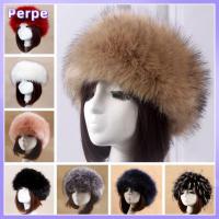 PERPE Fashion Winter Earwarmer Faux Fur Women Russian Cap Headband Hat Thick Fluffy