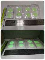 สติ๊กเกอร์ เรืองแสง เทเรซิ่นนูน อย่างดี glow in the dark ติดนำทาง นำทาง ติดบ้าน แต่งบ้าน แต่งห้อง sticker วงกลม กลม พรายน้ำ Luminous สวย งานดี หายาก