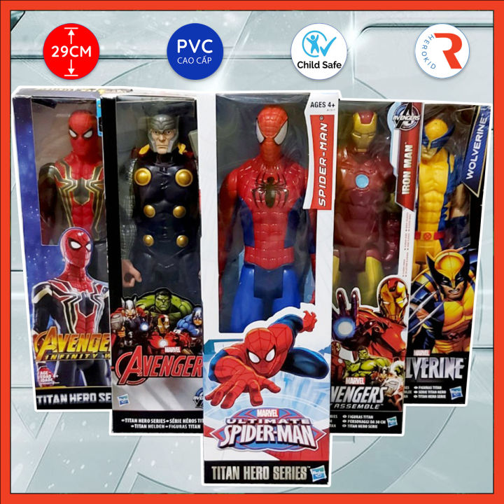 Mô Hình Người Nhện Spider Man 33Cm  mo hinh nguoi nhen spider man 33cm