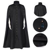 ♤☃ [จัดส่งในวันเดียวกัน] เสื้อคลุมคอสเพลย์ สวมหน้ากาก สยองขวัญ Death Gothic Dark Cloak NNQE สําหรับผู้ใหญ่