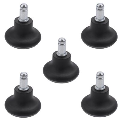 5Pcs Bell Glides Replacement Office Chair Wheels Stopper Office Chair Swivel Caster Wheels, 2 Inch Stool Bell Glides