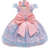 [NNJXD]Baby Girls Newborn Dress Clothes 1 Year Birthday Party Tutu Princess Wedding Gown