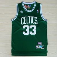 เสื้อคุณภาพสูง NBA Jersey Boston Celtics No.33 Bird Bird Jersey Sports Vest Green