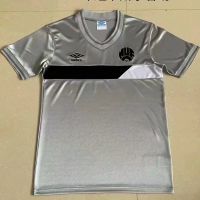 เสื้อกีฬาแขนสั้น ลายทีมชาติฟุตบอล Newcastle away 1986 แห้งเร็ว ไซซ์ S-XXL AAA